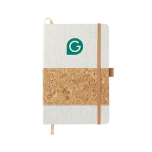 Recycled Cotton & Cork Notebook